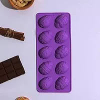Форма для льда и шоколада "Пасха" 10 ячеек, 22*11*3см (6,2*3см)