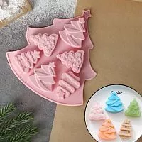 Силиконовая форма "Елочки" 22*20,6*2,5см