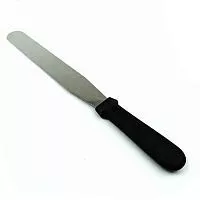 Палетка ПРЯМАЯ металлическая с пласт ручкой, 25см*3,5