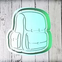 Штамп+резак «Школьный рюкзачок»