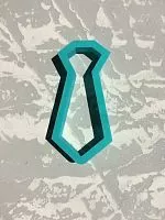 Пластик. Форма для печенек "Галстук"