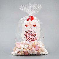 Пакет подарочный "Дед Мороз", 25*40см