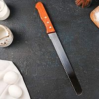 Нож с широкими зубчиками, 25см